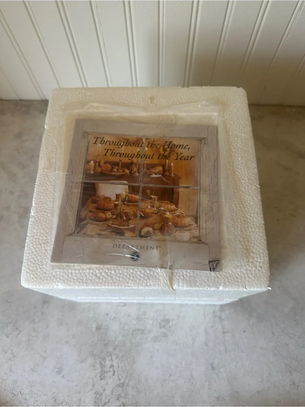 Dept 56 Snow Village Campbell's Soup Counter 55309 Complete EUC 2002 Christmas